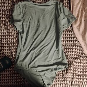 SKIMS green and Gray Bodysuits